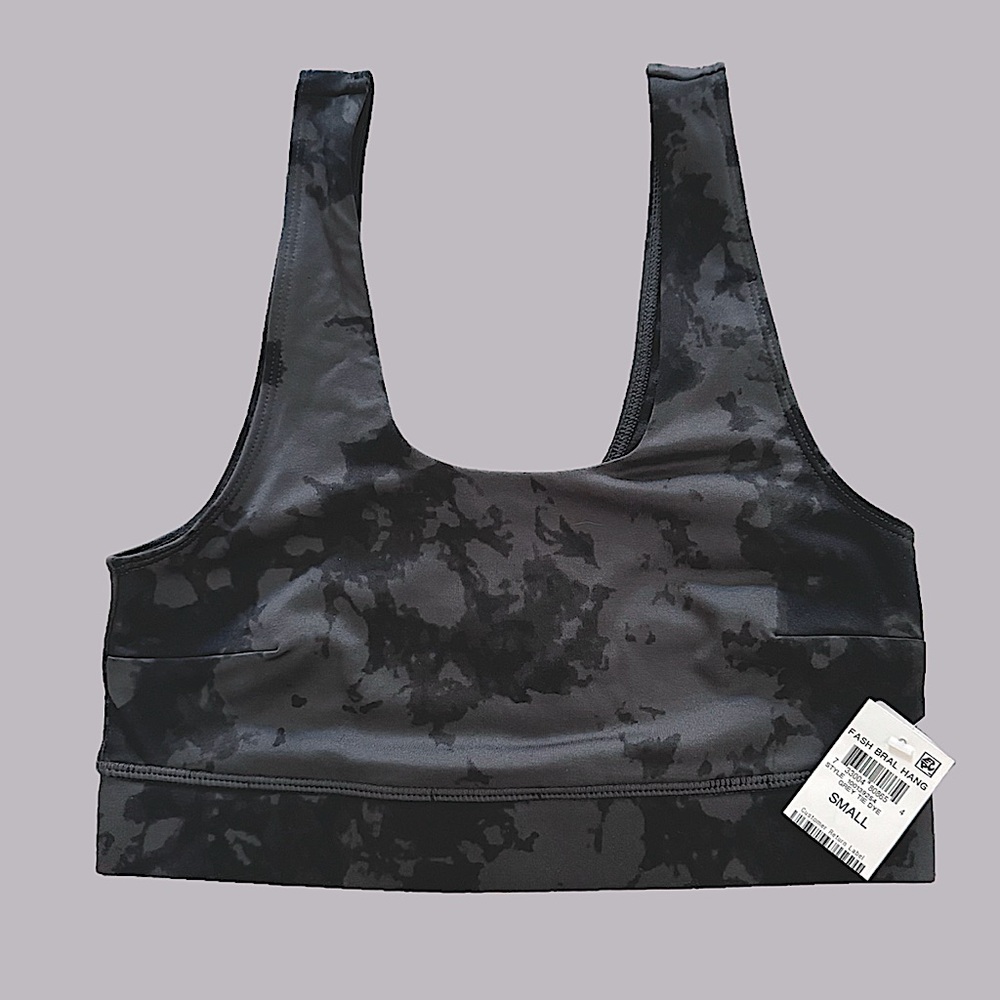 NWT Jenni‎ Intimates small gray/black sports bra